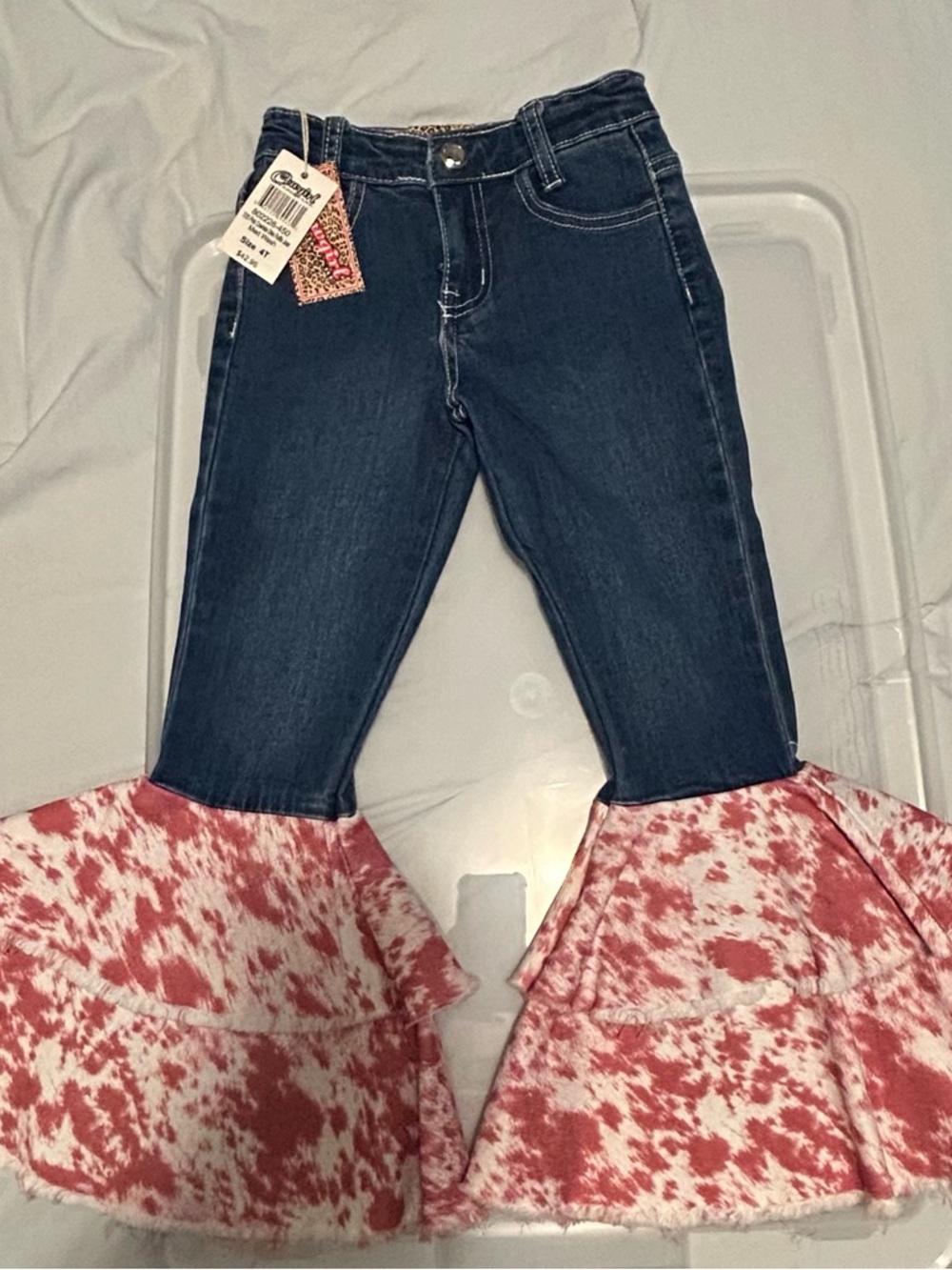 Girls Dark Wash Denim Jeans